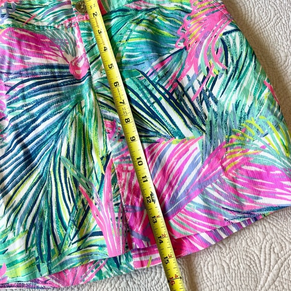 Lilly Pulitzer Nikki Skort Colorful Palm Fabric Size 4 Spring Summer - Picture 6 of 6